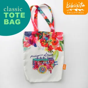 Bibsisita Canvas Tote bag- FLOWERS - SORBETES