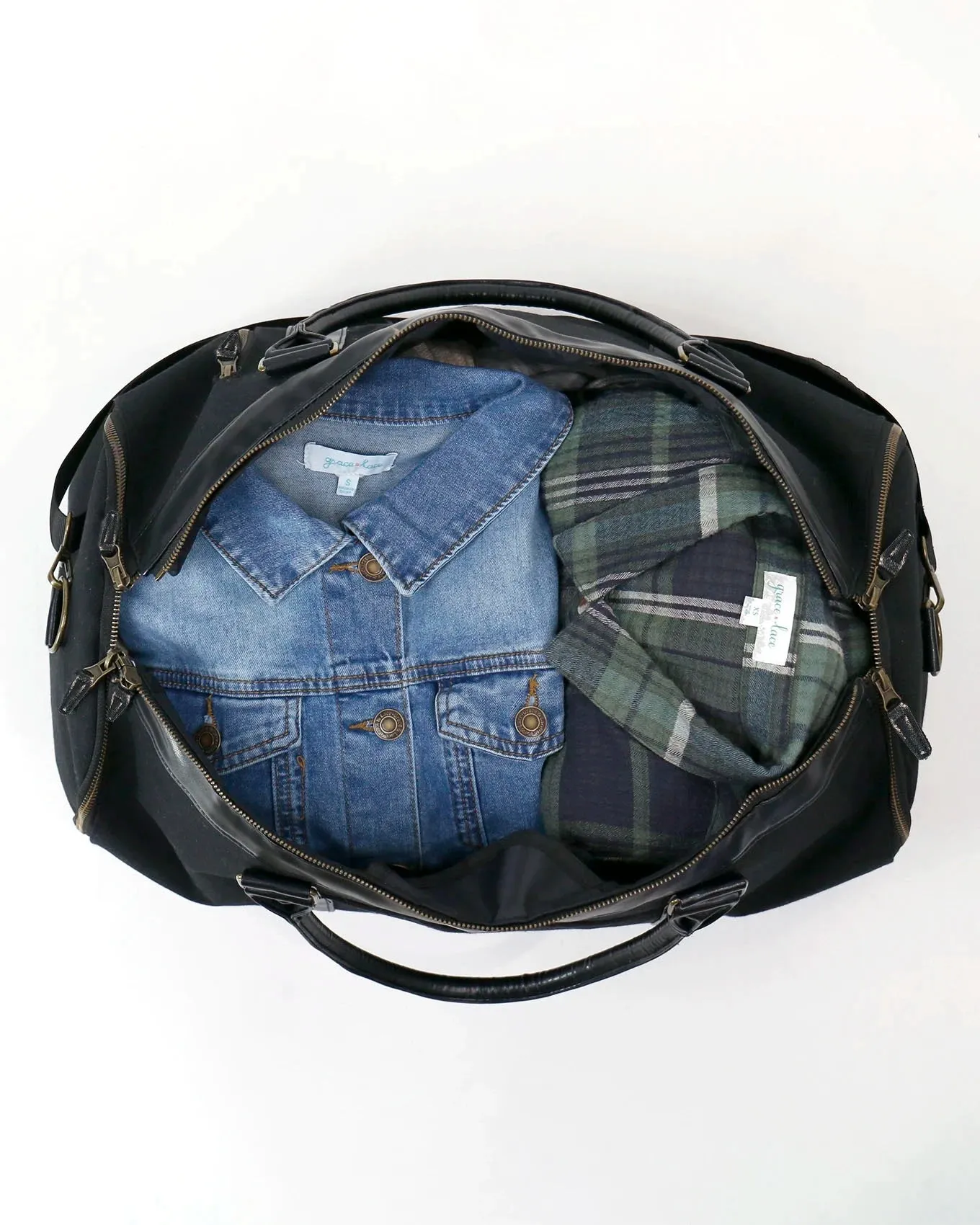 Black Duffle Garment Bag