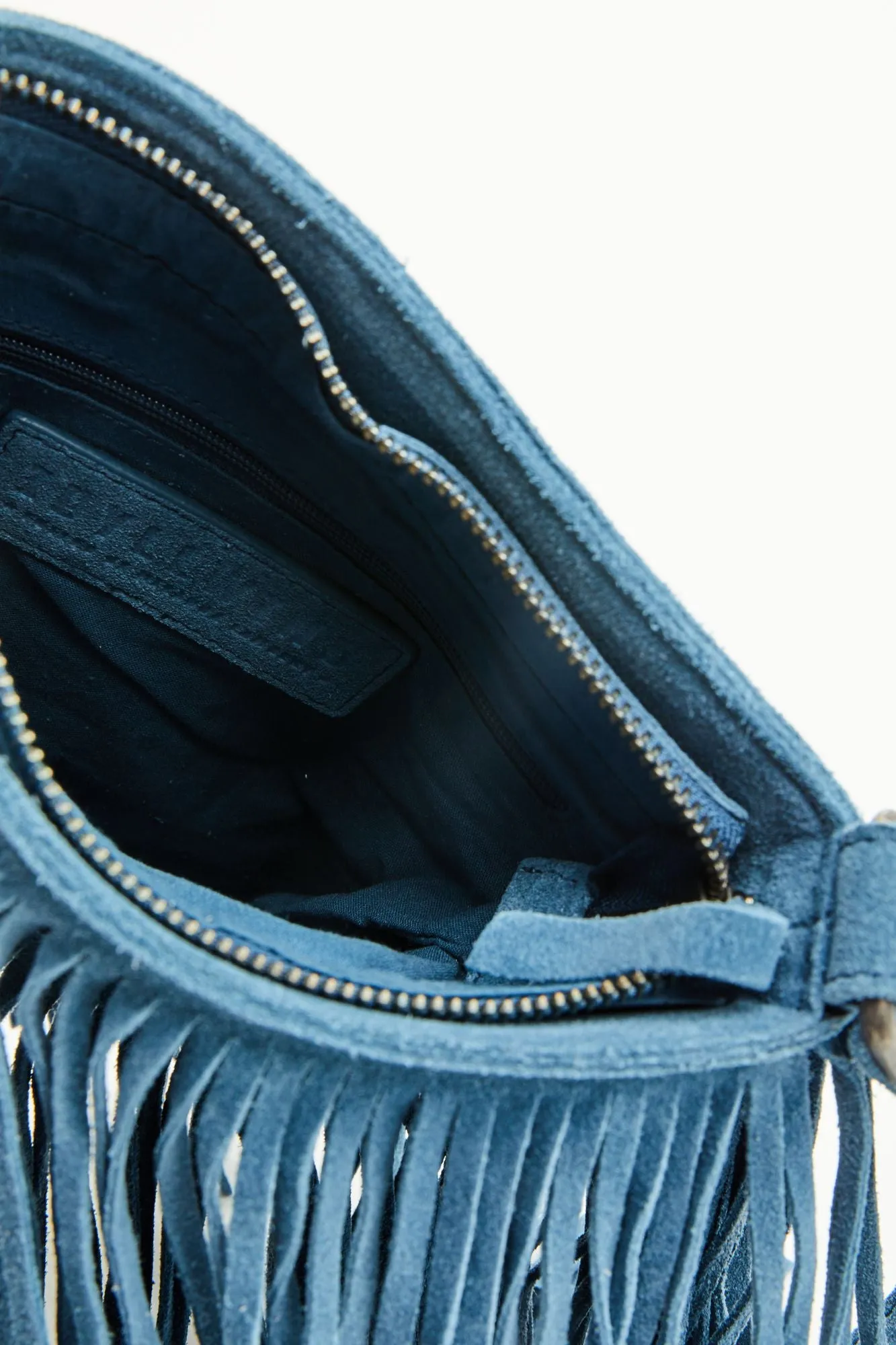 Camarillo Fringe Suede Crossbody Bag