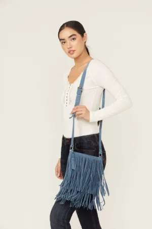 Camarillo Fringe Suede Crossbody Bag
