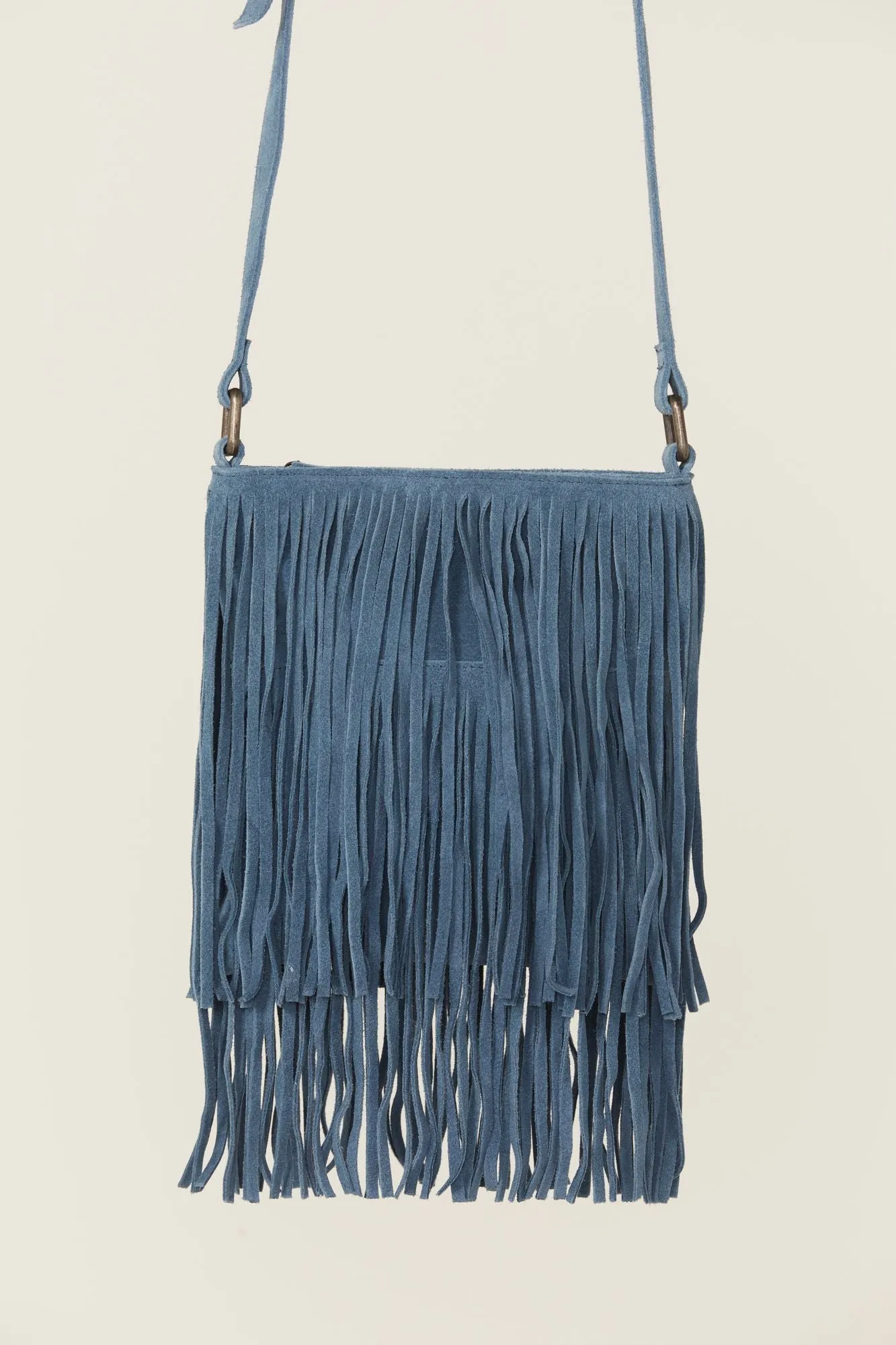 Camarillo Fringe Suede Crossbody Bag