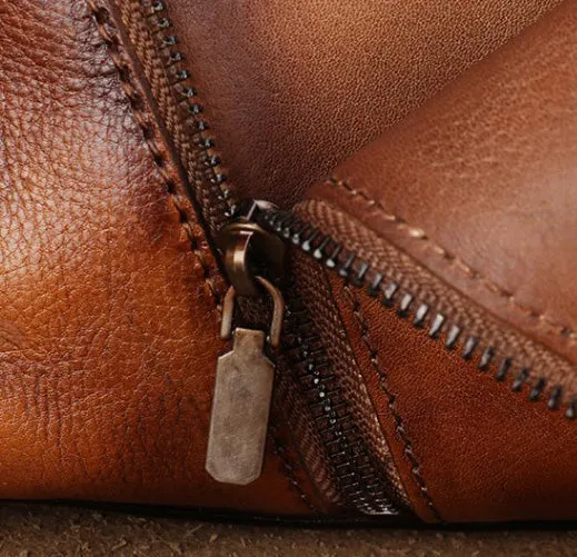 Chic Ladies Leather Cross Body Bags Western Leather Handbags