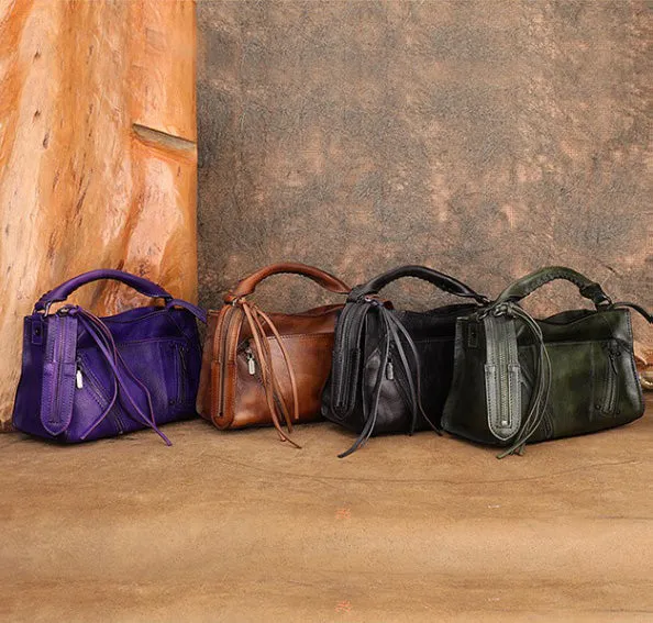 Chic Ladies Leather Cross Body Bags Western Leather Handbags