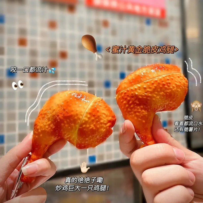 Creative Chicken Leg Airpods Case