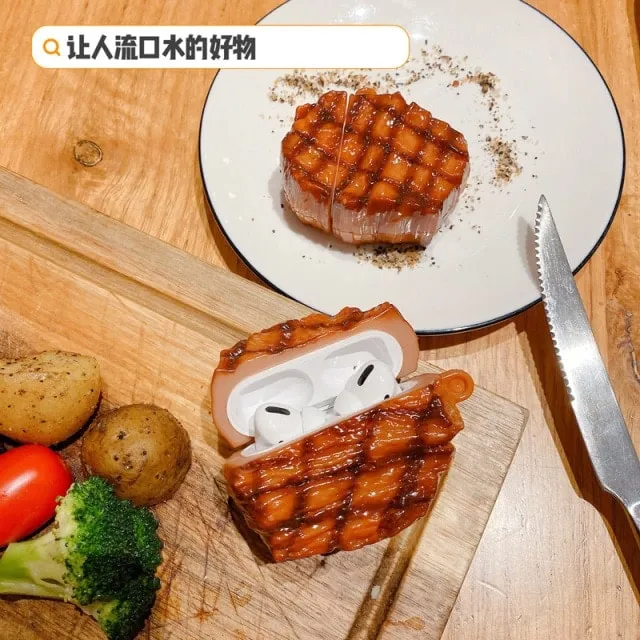 Creative Chicken Leg Airpods Case