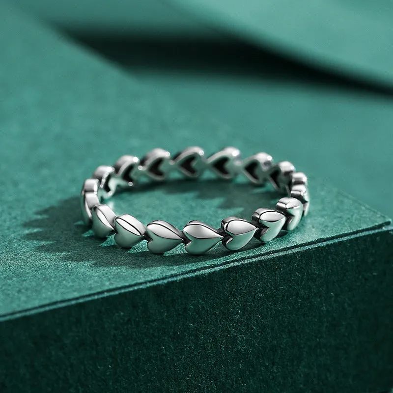 Everyday Genie Sterling Silver Heart Ring for Women, Size 5-9