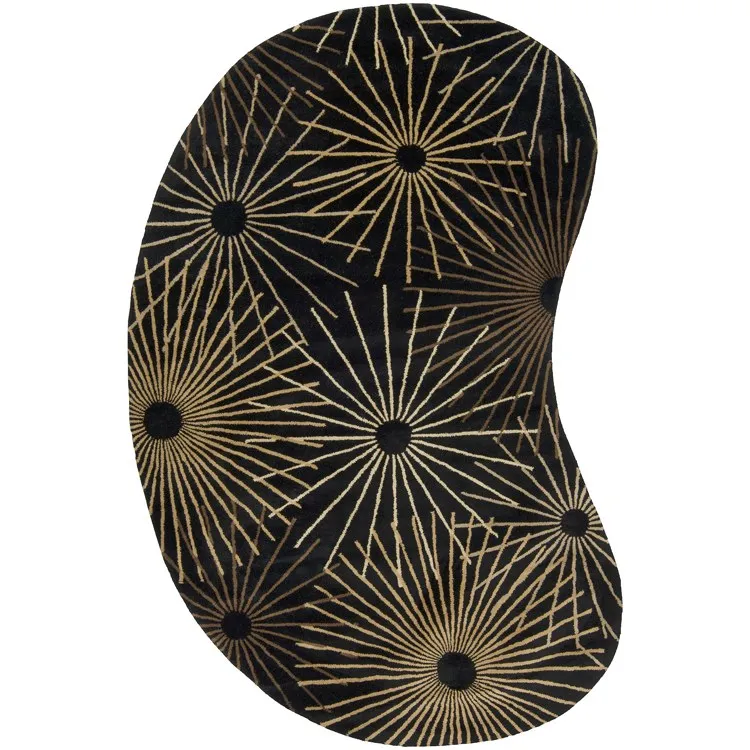 Forum 6' x 9' Kidney-Shaped Area Rug