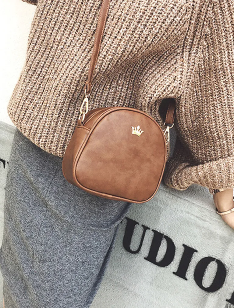 Imperial Crown Shoulder Bag
