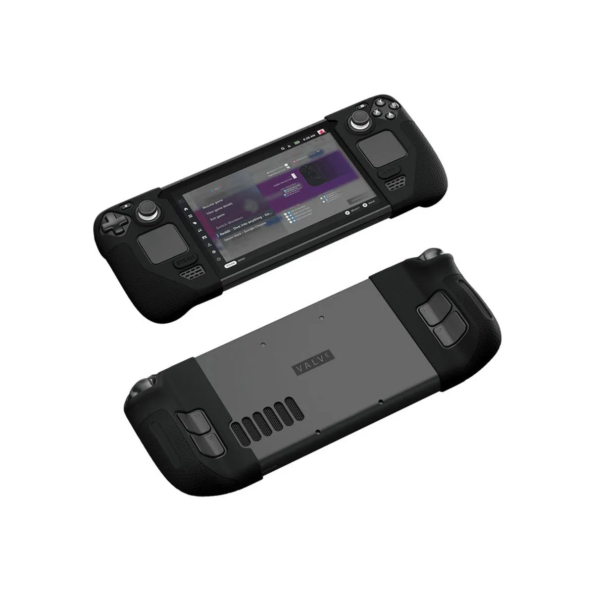 JSAUX Silicone Grip for Steam Deck/ Steam Deck OLED (Black, Grey) (GP0016)