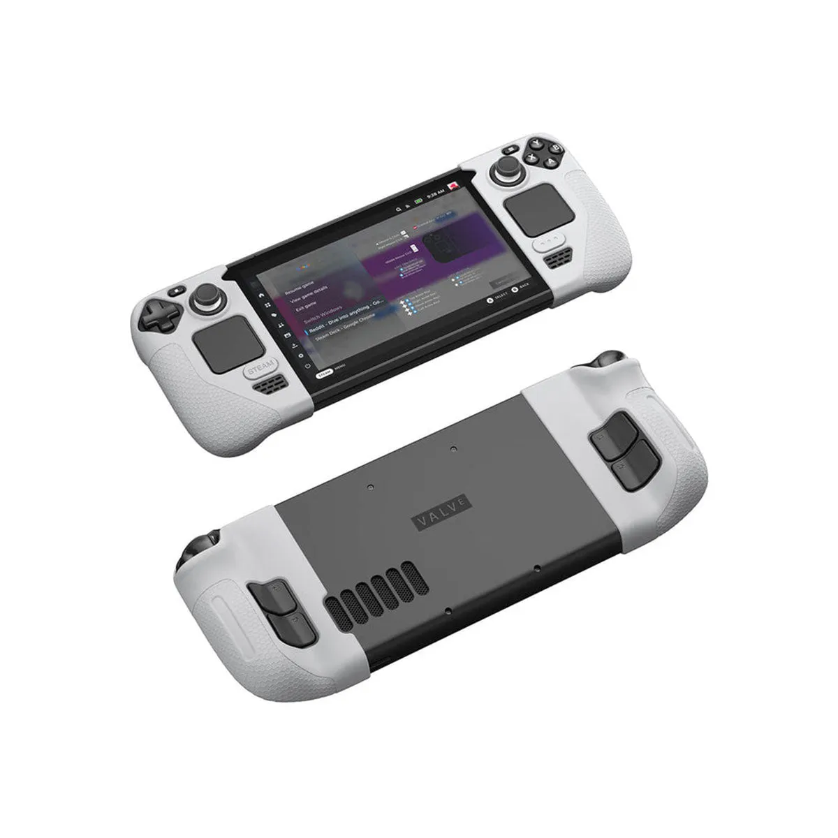 JSAUX Silicone Grip for Steam Deck/ Steam Deck OLED (Black, Grey) (GP0016)