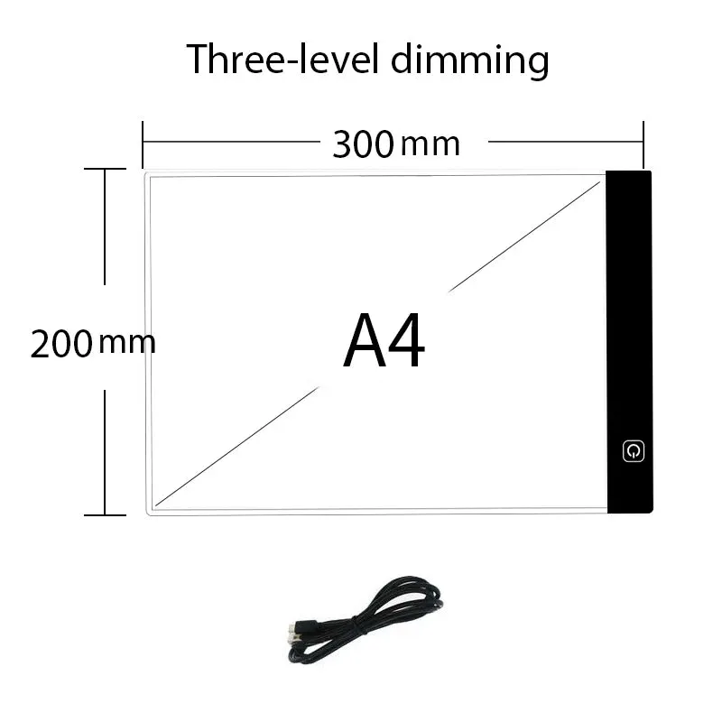 Kids A4 Level Led Drawing Pad Educational Toy