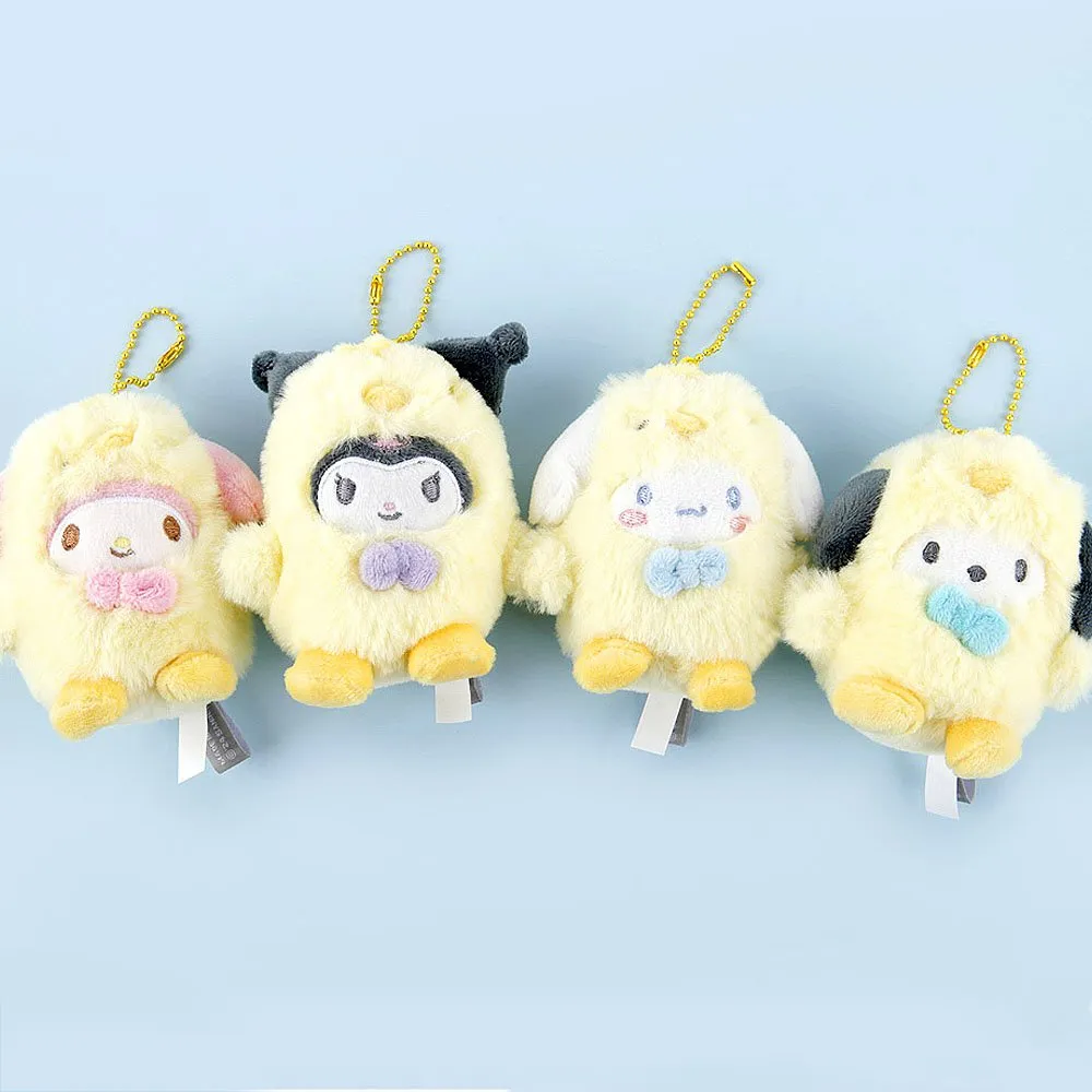 Kuromi Chick Plush Keychain