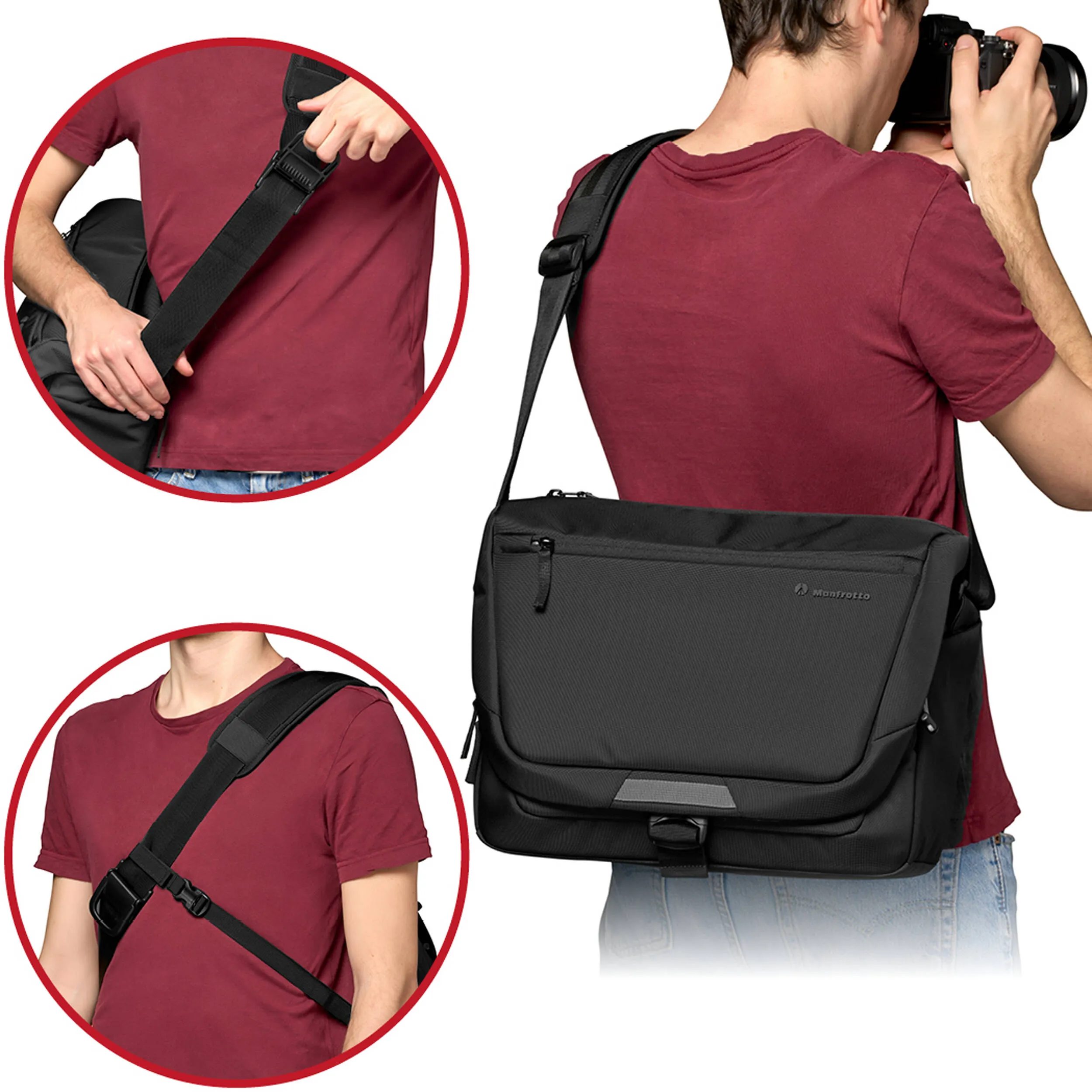 Manfrotto MB-MA3-M-M Advanced Messenger M III Camera Bag - Medium