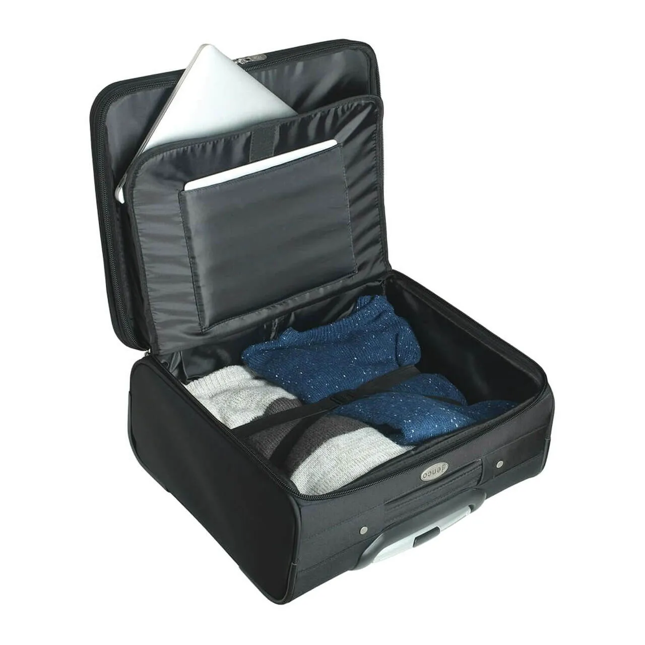 Philadelphia Flyers 14" Black Wheeled Laptop Overnighter