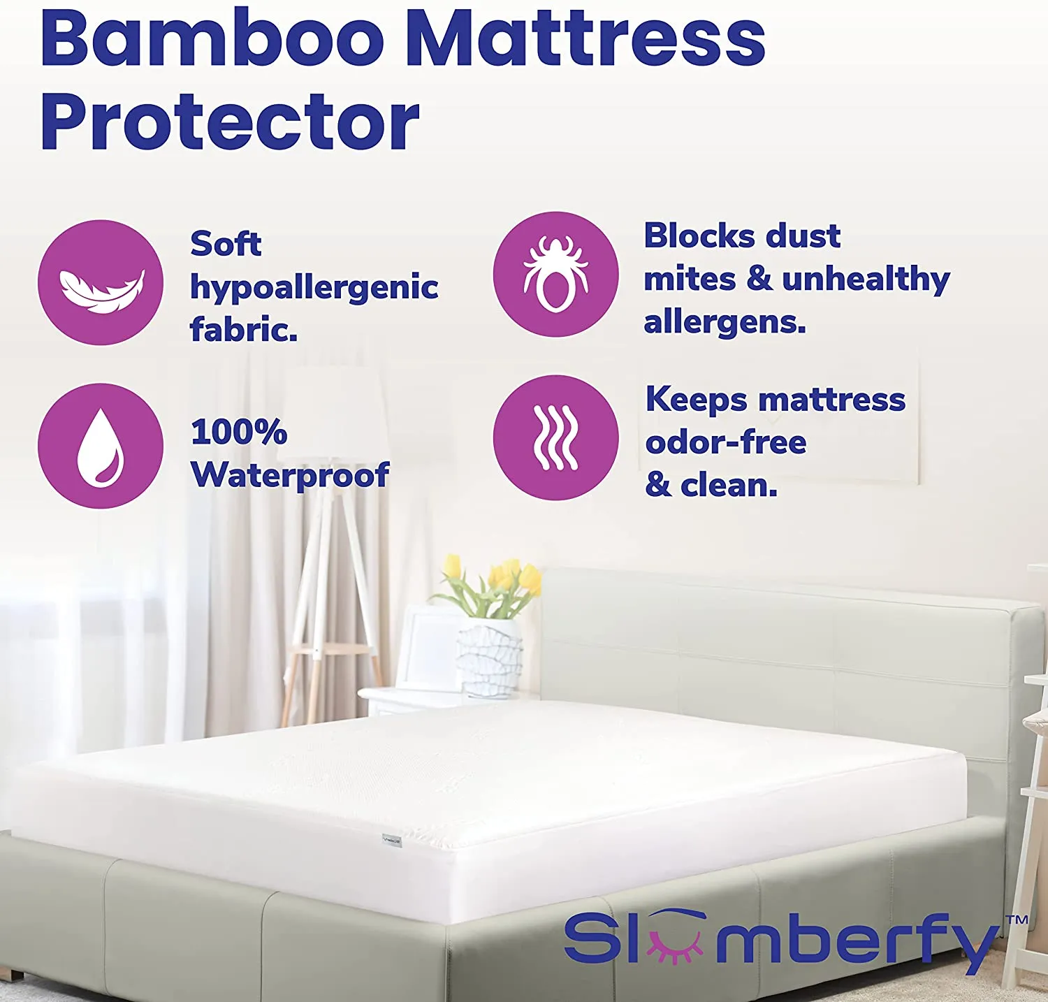 Premium Bamboo Mattress Pad
