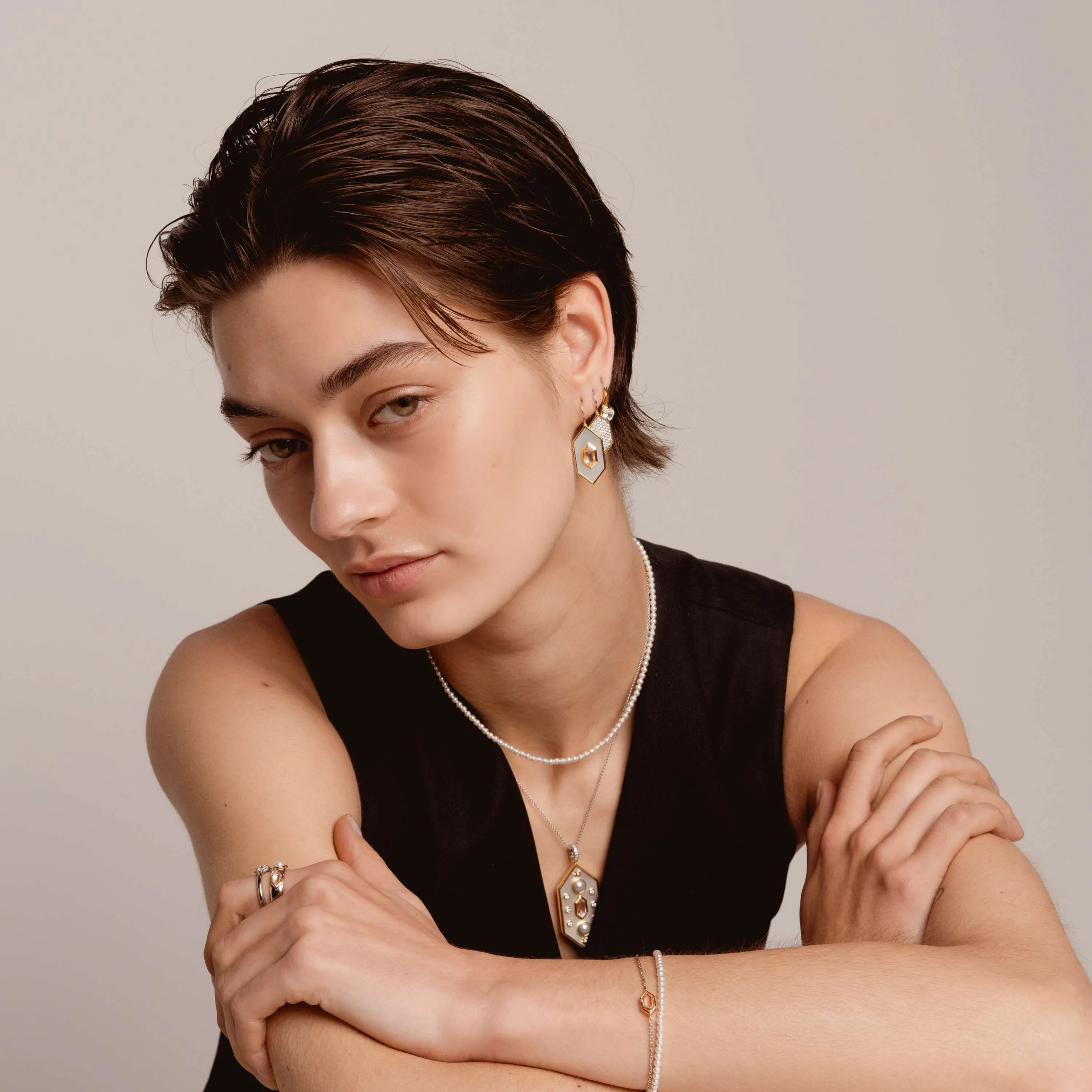 TI SENTO Earrings 7941MW