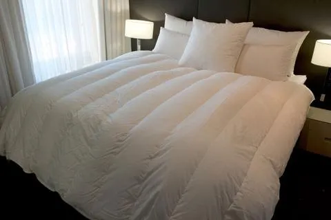 Ultra Light King Size Channel Quilt 98-99% White Premium Hand Select Polish Goose Down 5 Blanket 900  Fill Power