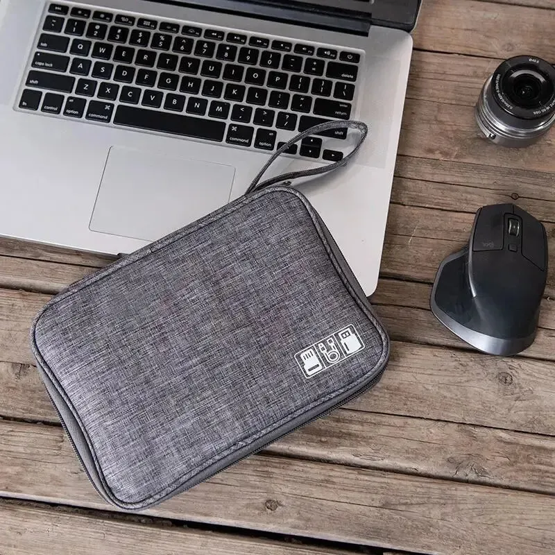 USB Data Cable Organizer Charging Cable Storage Bag Accessory Cable Bag Portable Travel Cellphone Charge Charger Cable Organizer