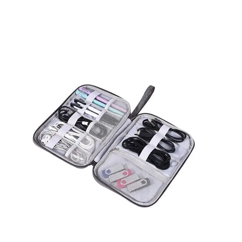 USB Data Cable Organizer Charging Cable Storage Bag Accessory Cable Bag Portable Travel Cellphone Charge Charger Cable Organizer