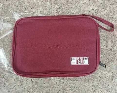 USB Data Cable Organizer Charging Cable Storage Bag Accessory Cable Bag Portable Travel Cellphone Charge Charger Cable Organizer