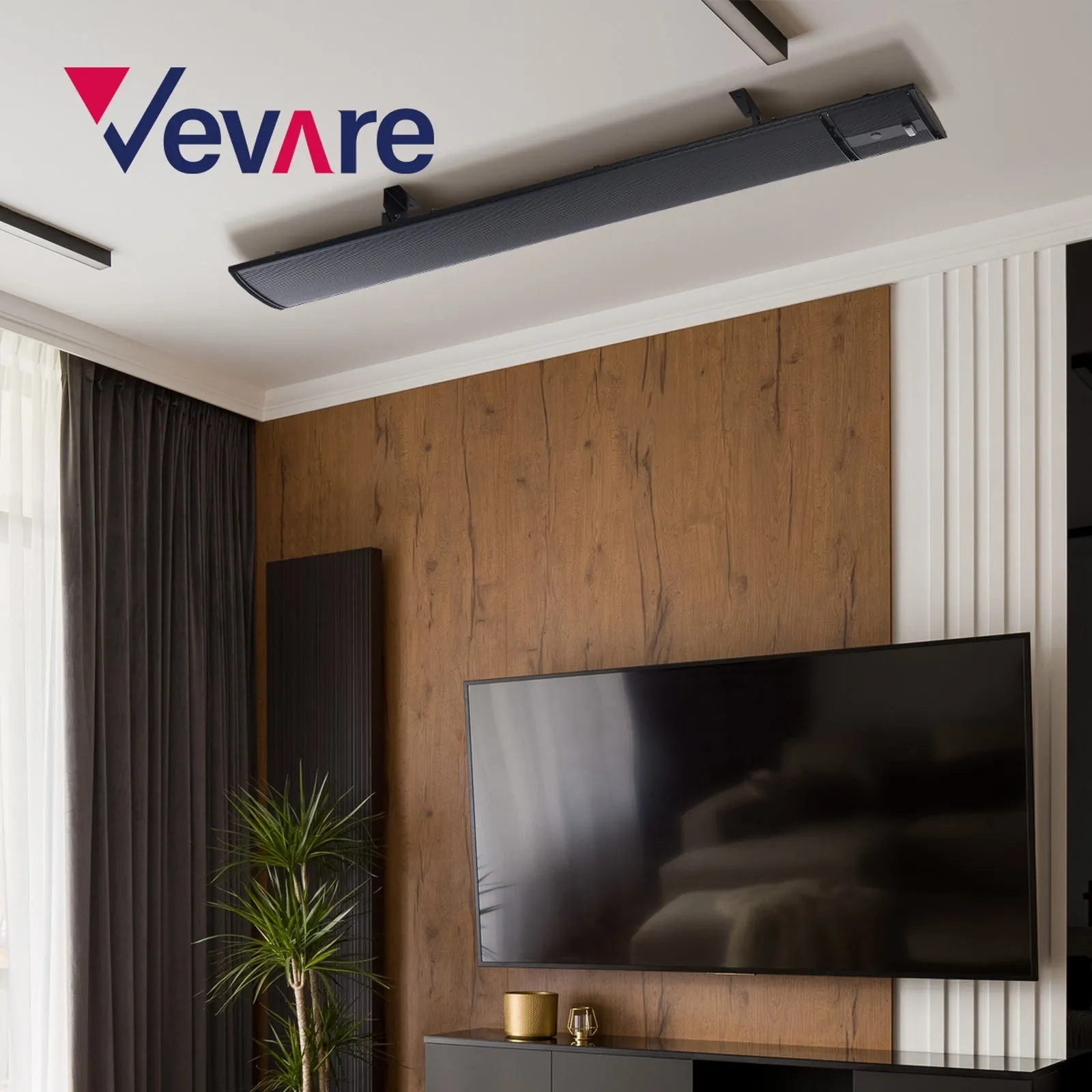 Vevare Outdoor Electric Strip Heater Radiant Infrared 2PCS 3200W