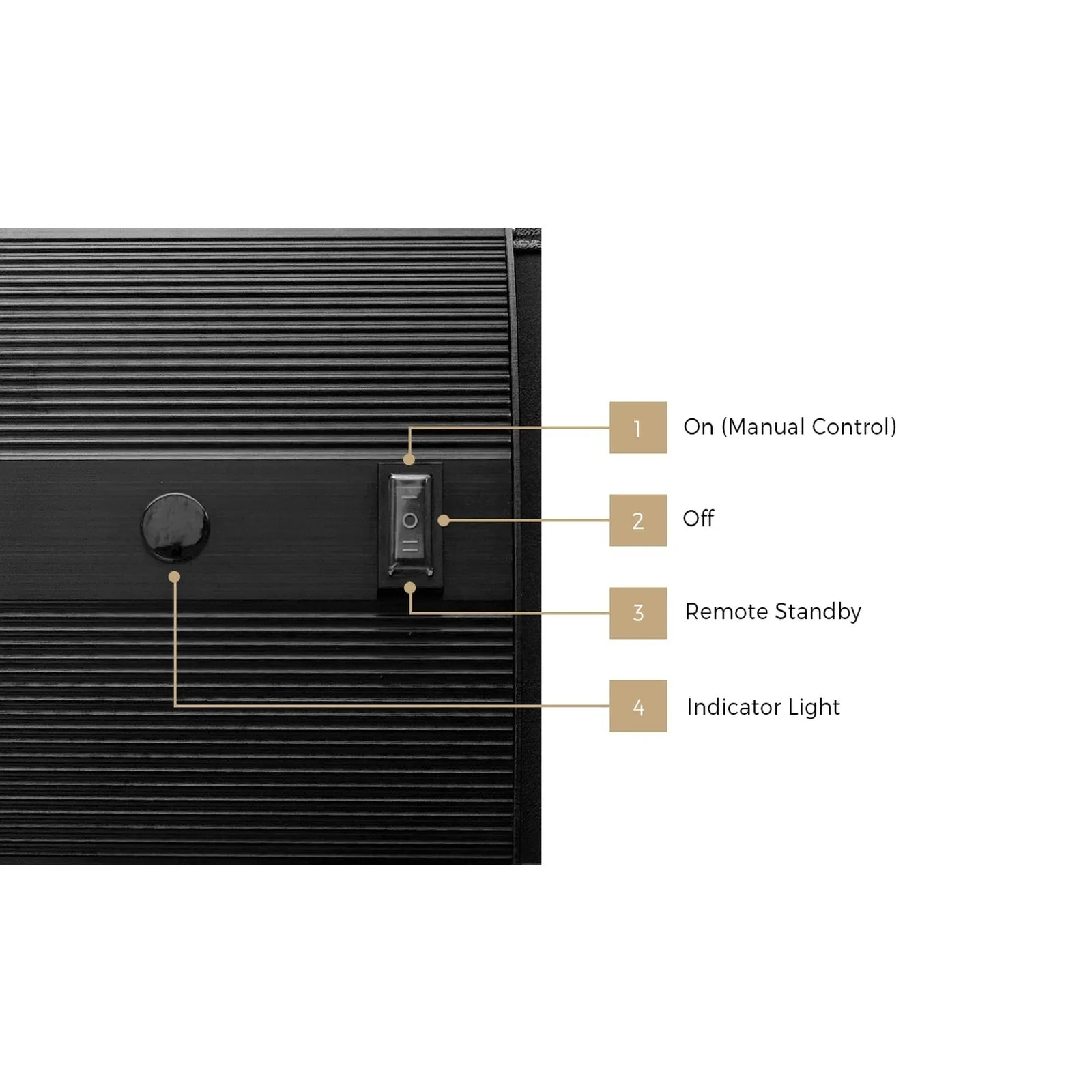 Vevare Outdoor Electric Strip Heater Radiant Infrared 2PCS 3200W