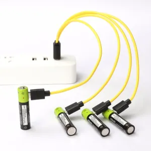 ZNTER 4pcs AAA 1.5V 700mA USB Rechargeable Lithium Polymer Battery For RC Camera Drone